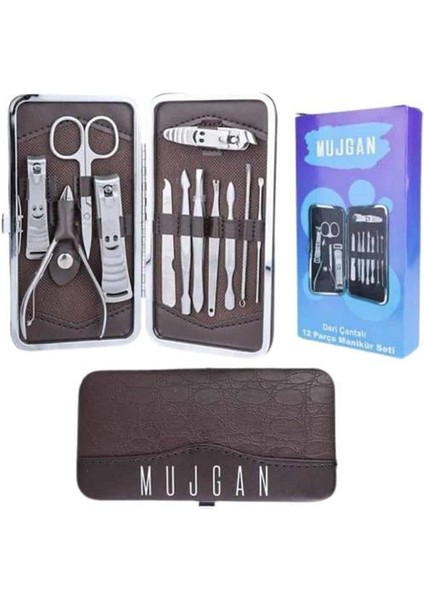 12 Parça El Ayak Temizleme Pense Kir Temizleme Aparatı Kaş Cımbızı - N062J086-M97062 modelleri