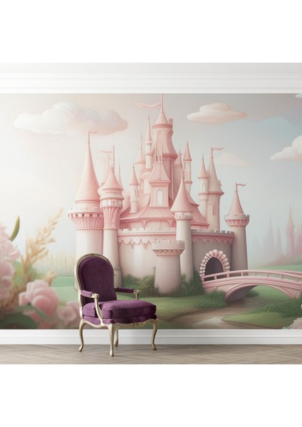Prenses Çocuk Odası Duvar Kağıdı -Isı ve Ses Yalıtımı Yırtılmaz fiyatları