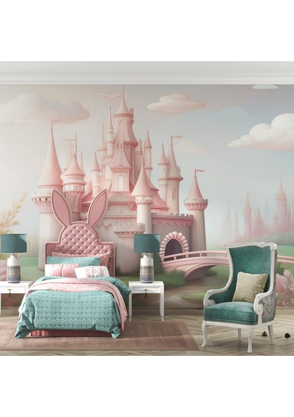 Prenses Çocuk Odası Duvar Kağıdı -Isı ve Ses Yalıtımı Yırtılmaz fırsatları