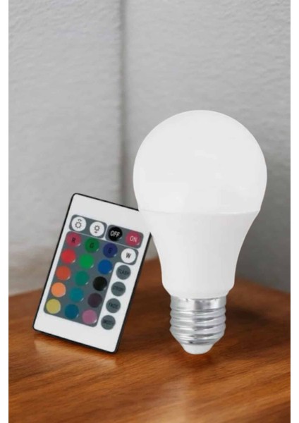 Rgb LED Lamba LED Işık Ampul Renk Değiştirebilen 100 Watt - M768R782-K70768 fiyatları