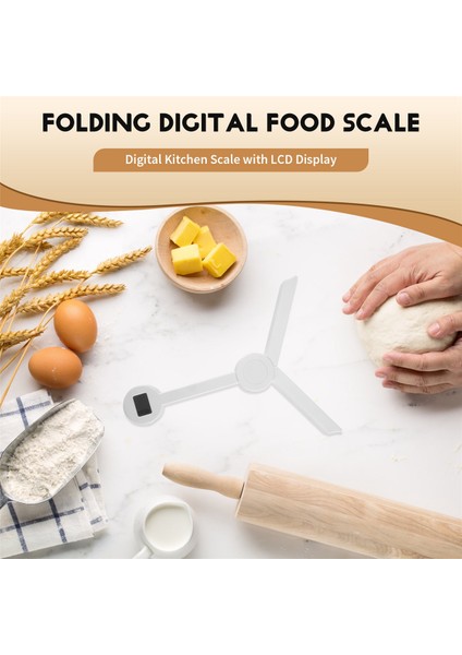 Yüksek Hassasiyetli Katlanır Gıda Ölçeği, LCD Ekranlı Dijital Mutfak Ölçeği, Sağlıklı Alımı Ölçmek Için Gıda Ölçeği (Yurt Dışından) fırsatları