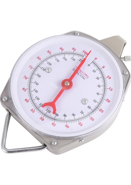 100KG 220LBS Asma Ölçek Kapasite Alaşım Mekanik Asma Ölçekler 2 Kanca (Yurt Dışından) fiyatları