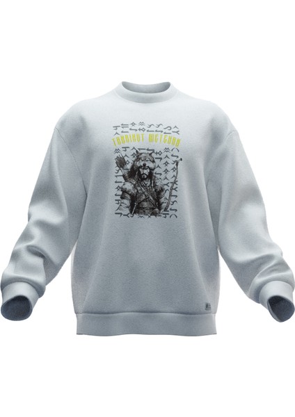Tanrıkut Metehan Baskılı Oversıze Sweatshırt (Unısex)