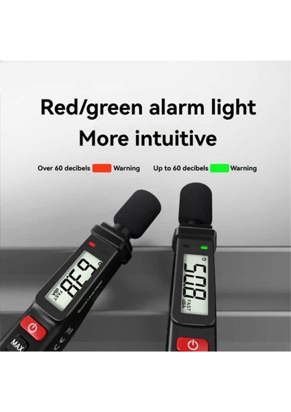 Dijital Gürültü Ölçer Ses Seviyesi Ölçer El Taşıyıcı Db Metre A Ağırlıklı 30-130DB Ses Ölçüm Enstrümanı Desibel Monitör (Yurt Dışından) fırsatları
