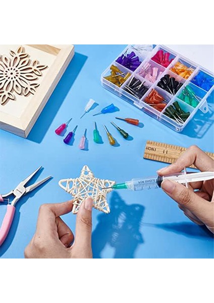0.5 Inç 12 Sıvı Mürekkep ve Şırıngaları Yeniden Doldurmak Için Yem Kilitleri Olan Farklı Gösterge Iğneleri, Noel Zanaat Malzemeleri (Yurt Dışından) fırsatları