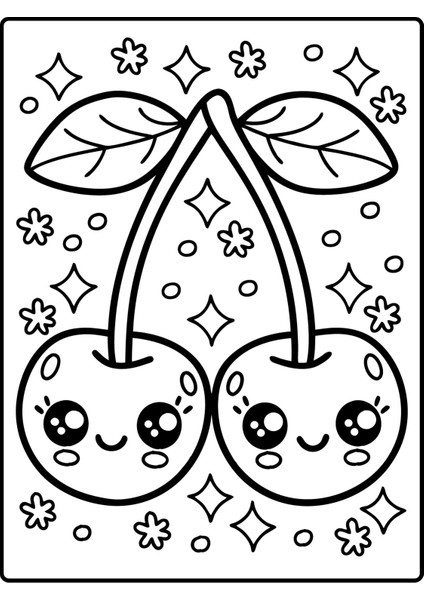 Kawaii Boyama Kitabı - Sevimli Çocuk Boyama Kitabı (4-8 Yaş) indirimleri