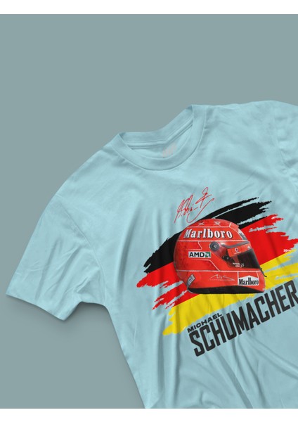 Michael Schumacher Vizör Baskılı T-Shirt fiyatları