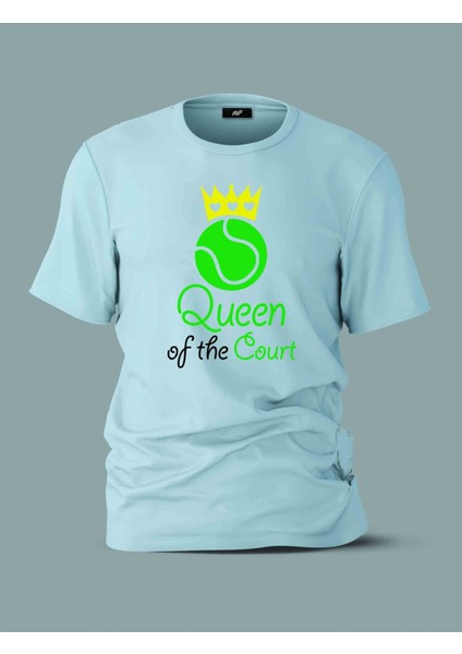 Queen Of The Court Siyah T-Shirt