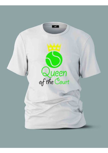 Queen Of The Court Siyah T-Shirt