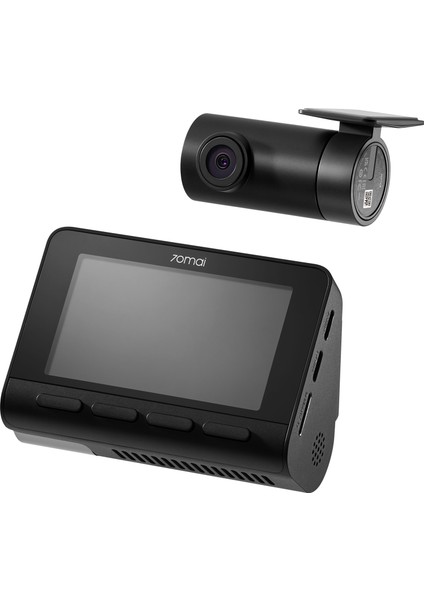 Araç Kamerası A800SE-1,4K Ultra Hd Çözünürlük,4k Ön ve Arka RC22 Kamera, Süper Gece Görüşü, Geliştirilmiş Ön Bellekli Acil Kayıt, 5 Modlu Adas, Süper Kapasitör, Daha Hızlı Wi-Fi 6 Araç Kamerası