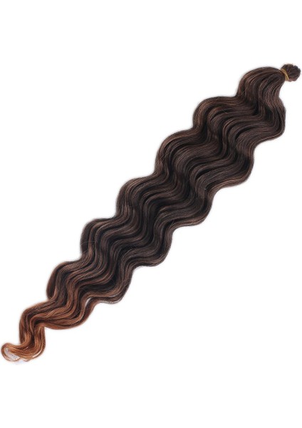 Su Dalgası Saç / Siyah Bakır Ombreli