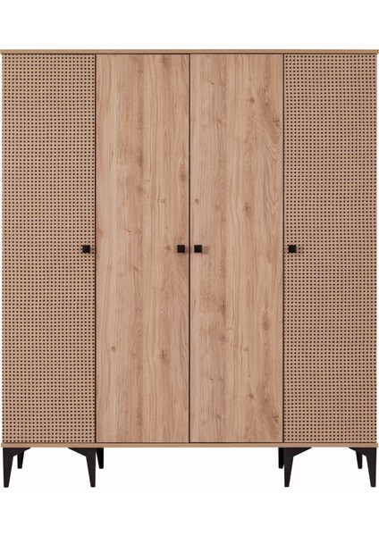 Rustik 4 Kapaklı Dolap modelleri