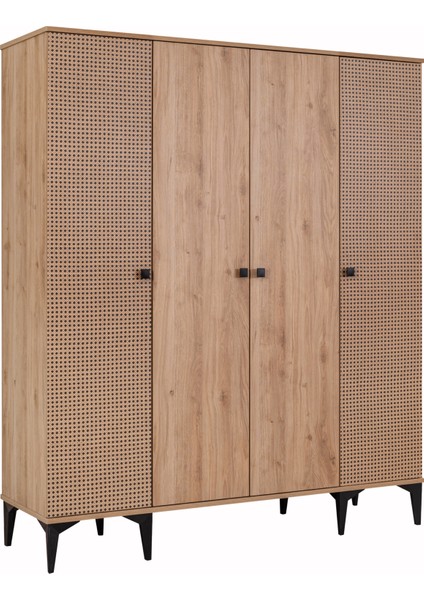 Rustik 4 Kapaklı Dolap indirimleri