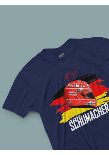 Michael Schumacher Vizör Baskılı T-Shirt fiyatları