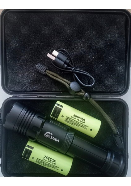 Hs-45 Profesyonel Çift Bataryalı El Feneri