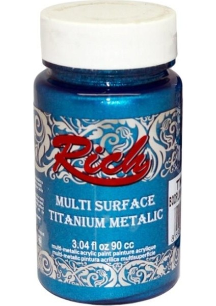Riculti Surface Titanium 2566 Bodrum Mavi Metalik 90 cc