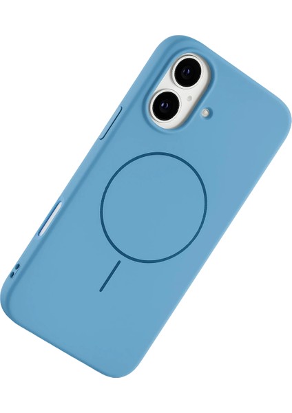 Apple iPhone 17 Jully Magsafe Kapak - Mavi modelleri