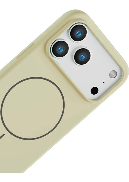 Apple iPhone 17 Pro Max Jully Magsafe Kapak - Bej fırsatları