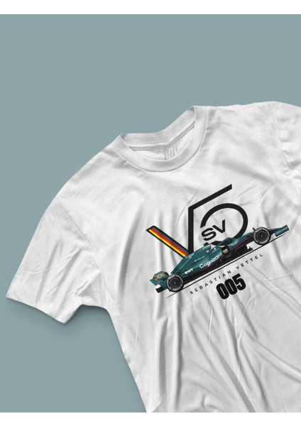 Sebastian Vettel Team Logo T-Shirt fiyatları