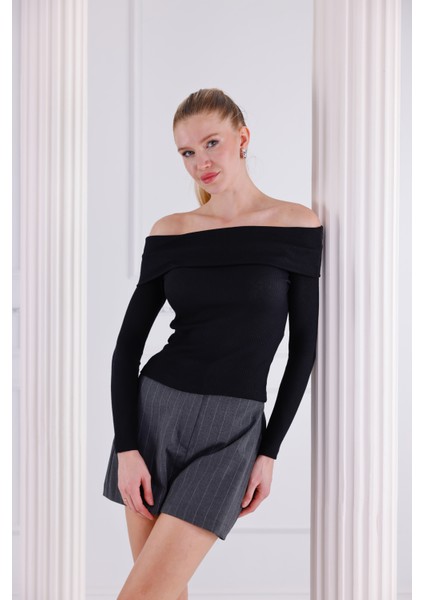 Madonna Yaka Uzun Kollu Fitilli Kadın Bluz indirimleri