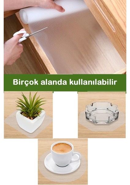 3 Metre Pvc Şeffaf Kaplama Kaydırmaz Dolap Içi Kaymaz Kaydırmaz Eva Raf Örtüsü fırsatları