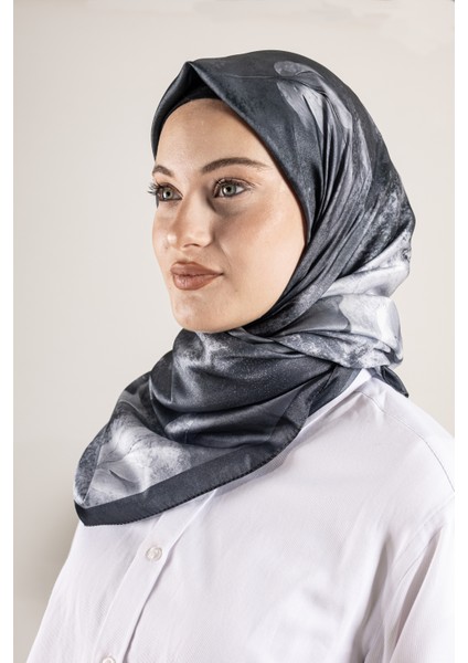 Dijital Kristal Desenli Eşarp 95x95 – Pastel Desen-4 fırsatları