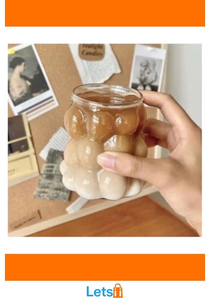 Üzüm Desenli Şeffaf Cam 60 ml Minik Içecek Bardakları 6 Adet fırsatları