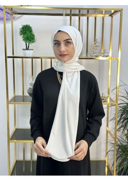 Ithal Kumaş Çıtçıtlı Hazır Şal Iki Sekılde Kullanılır Ekru Renk fırsatları