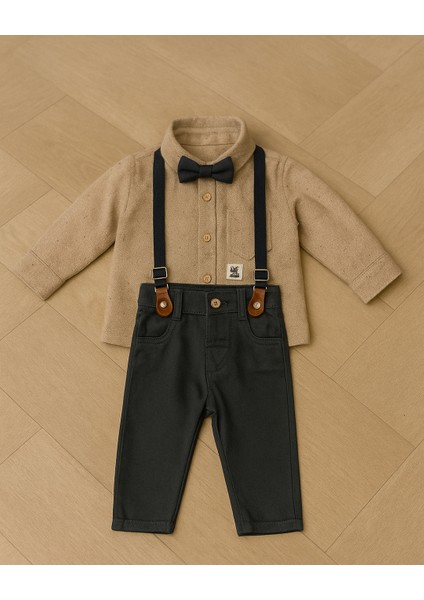 Erkek Bebek Papyonlu Askılı Takım fiyatları