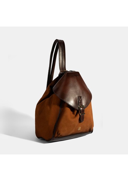 Kadın Taba Süet Deri Sırt Çantası fiyatları