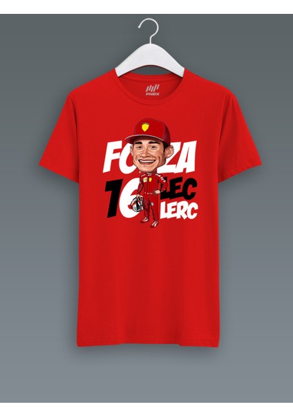 Forza Leclerc Kırmızı T-Shirt