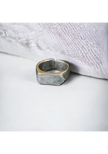 4 Adet 925 Ayar Gümüş Kaplama Ayarlanabilir El Yapımı Erkek Kadın Gaz Maskesi Yüzük Seti fırsatları