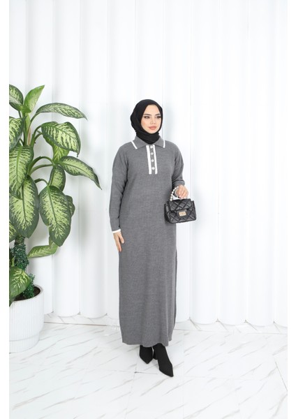 Polo Yaka Triko Elbise fiyatları