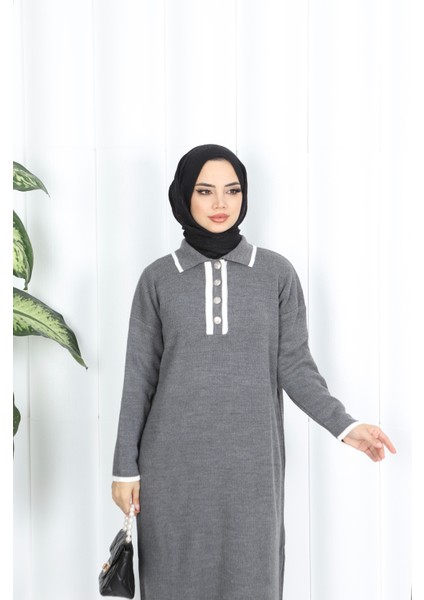 Polo Yaka Triko Elbise fırsatları