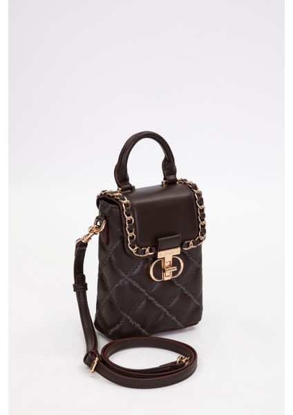 Koyu Kahve Dikdörtgen Form El Çantası fiyatları