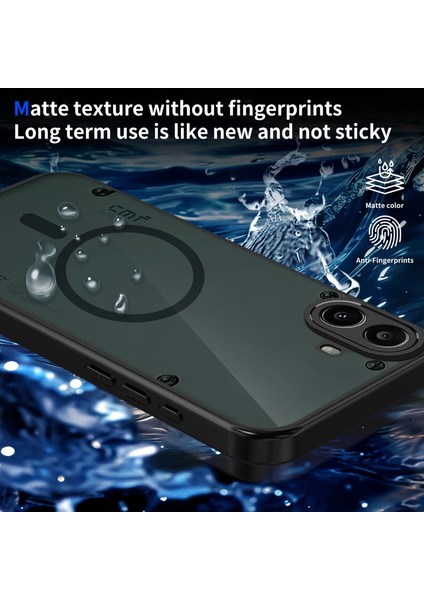 Nothing Cmf Phone 1 Kılıf, Manyetik Yarı Saydam Mat Darbeye Dayanıklı ve Parmak Izi Önleyici Koruyucu Kılıf-Siyah (Yurt Dışından) modelleri
