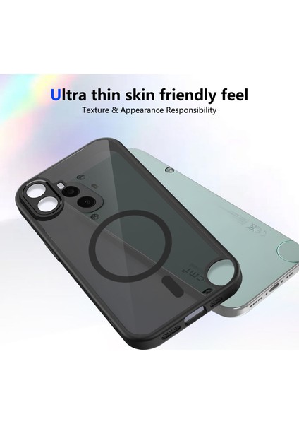 Nothing Cmf Phone 1 Kılıf, Manyetik Yarı Saydam Mat Darbeye Dayanıklı ve Parmak Izi Önleyici Koruyucu Kılıf-Siyah (Yurt Dışından) indirimleri