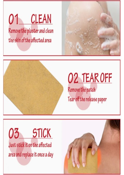 24 Adet Biber Kapsikumlu Tüm Vücut Ağrı Sızı Bandı Geleneksel Çin Şifası modelleri