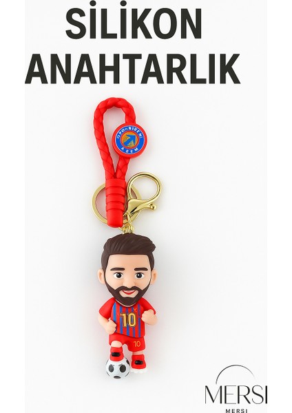 Silikon Futbolcu Figür Anahtarlık | Çanta ve Araba Anahtarlığı | Sevimli Sporcu Anahtarlık modelleri