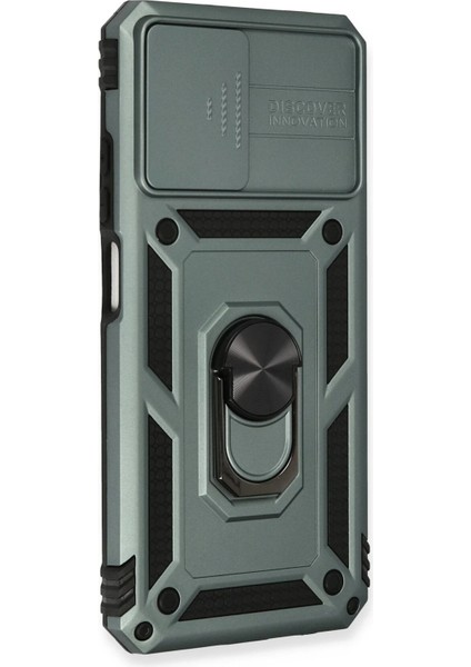 Rdbydn Newface Xiaomi Redmi Note 10 Kılıf Pars Lens Yüzüklü Silikon - Yeşil fiyatları