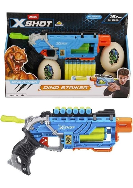 X-Shot Sünger Atan Dino Attack Striker indirimleri