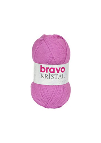 Kristal Lif İplik Akrilik Malzeme ile Gül Kurusu Renk 100 Gram 470 Metre fiyatları