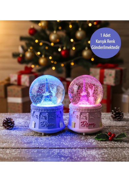 Büyük Boy Işıklı Müzikli Eiffel Dream Kar Küresi fiyatları