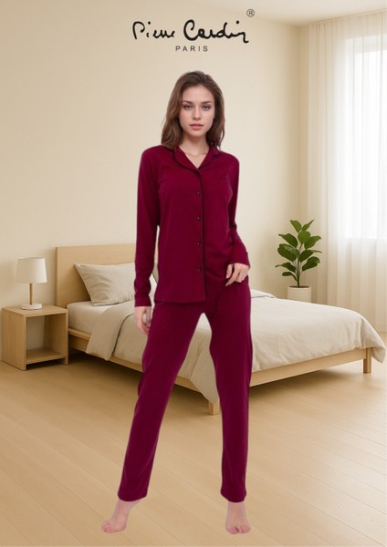 Kadın Pamuklu & Modal Kutulu 2 Adet Uzun Kol Gömlek Pijama Takımı (Modal Şort Hediyeli) fırsatları