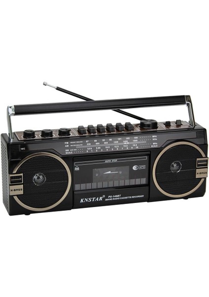 PX-149BT Müzik Seti Kasetçalar Fm Radyo USB Mp3 Player Bluetooth Hoparlör