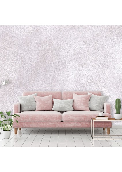 Duvar Kağıdı 3 Boyutlu Peluş Desenli Silinebilir Tekstil Duvar Kağıdı
