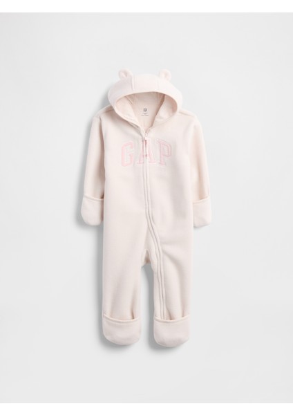 Bebek Açık Pembe Kapüşonlu Gap Logo Tulum fiyatları