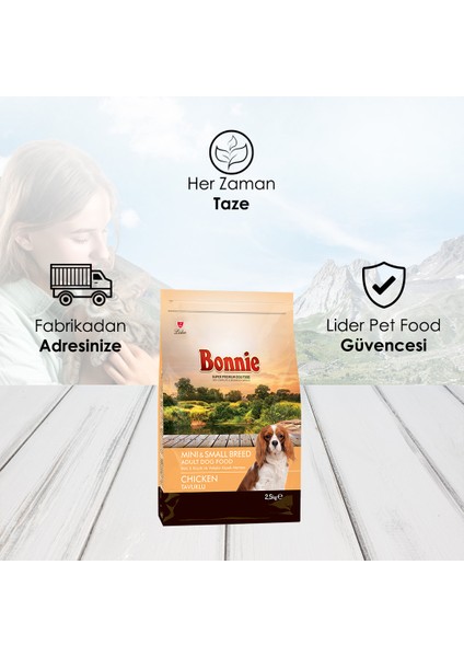 Tavuklu Küçük Irk Yetişkin Köpek Maması 2,5 Kg modelleri