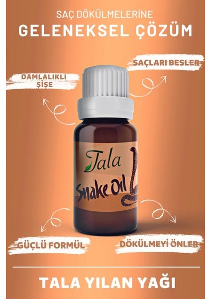 Tala Yılan Yağı 20 ml 3 Adet fiyatları