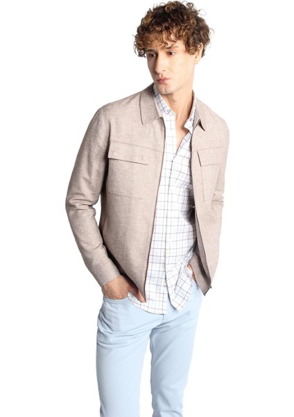 Erkek Kahve Baharlık Mont modelleri